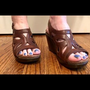 Dansko summer wedge! So comfy!!